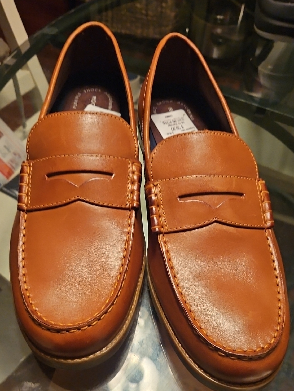 Rockport Men's Penny Loafers in Cognac